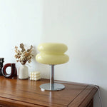 Italian Egg Tart Designer Glass Table Lamp